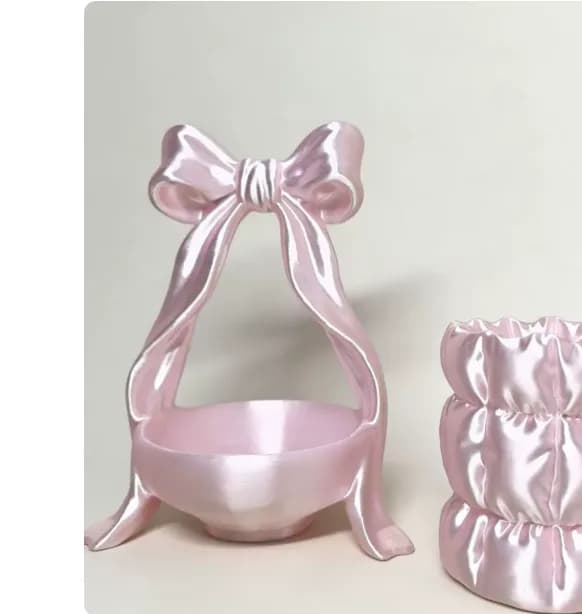 Giỏ đựng trang sức nơ in 3D